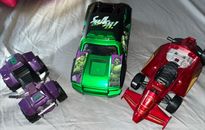 Marvel RidemakerZ The Hulk Smash Toy RC Car Body (unused) + ATV + Iron Man F1