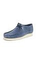 CLARKS Wallabee Men's Suede Moc Toe Low Top Shoes 26140975 (12) Deep Blue