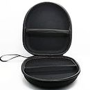 Earphone Case Headset Hard Carrying Box Headphone Storage Bag Black Universal