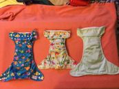 baby cloth reusable 3 diapers 