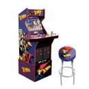 Arcade1UP X-Men 4 jugadores máquina de videojuegos arcade elevador iluminado marquesina taburete WIFI