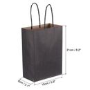 5.9"x3.1"x8.2" Paper Gift Bags w Handles, 100 Pcs Gift Tote Favor Bags