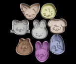 Skzoo cookie cutters + insert, approx. 8cm