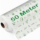 OFIXO 50 Meters Food Wrapping Paper Roll - Premium Non-Stick Butter Wrapping Paper. Food Wrapping Paper