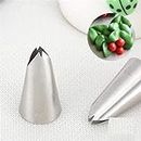 APSAMBR- 70 NO 1 Piece Leaf Nozzles Stainless Steel Icing Piping Nozzles Tips Pastry Tips for Cake Decorating Baking Fondant Tools