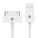 JETech USB Sync and Charging Cable for iPhone 4/4s, iPhone 3G/3GS, iPad 1/2/3, iPod, 3.2 Feet (White)