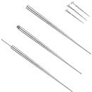 FIOROYAL 3 Pcs Piercing Taper Insertion Chirurgenstahl 14G 16G 18G für Ohr/Nase/Lippe/Bauch/Nippel/Zunge Piercing Tool Body Stretching Piercings Kit Assistant Tool1.2