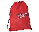 Speedo Equipment Mesh Bag Sac Mixte Adulte, USA Rouge, Taille Unique