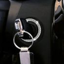 Universal Car Bling Button Start Switch Diamond Ring Decor Auto Car Accessories