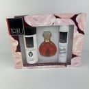 Tabu by Dana Gift Set Cologne Spray Perfume, Body Spray, Talc New In Box