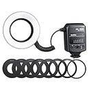 Godox ML-150 Macro Ring Flash Light GN10 with 6 Lens Adapter Rings for Canon Nikon Pentax Olympus DSLR Cameras
