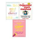 Organised Mum Method, How To Clean, Mind Over Clutter 3 Books Collection Set New