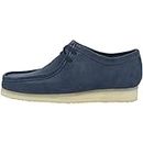 Clarks Men Wallabee DEEP Blue Leather Boots-11 UK/India (46 EU) (91261409757110)