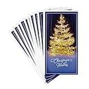Hallmark Pack of Christmas Money or Gift Card Holders, Christmas Wishes (10 Cards with Envelopes) (799XXH5217)