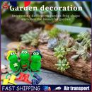 3pcs Garden Frog Statue Home Decor Resin Fairy Garden Frogs Statue for Yard Lawn