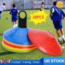 50/100PCS Football Training Cones Football/Sports Marker Disc UK New