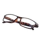 Optify READERS | Tiger Brown Rectangle Full Rim Reading Eyeglasses | For Men & Women | For +1.00 to +3.00 Power