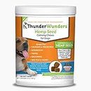 ThunderWunders Hemp Dog Calming Chews | Vet Recommended for Situational Anxiety | Fireworks, Thunderstorms, Travel & More | Made with Hemp Seed, Thiamine, L-Tryptophan, Melatonin & Ginger (180 Count)