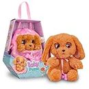BABY PAWS Sleeping Puppies - Cocker An Interactive Plush Puppy Which Makes Sounds, Opens and Closes Its Eyes, and Has A Bag To Take The Puppy Around with You - Gift for Girls and Boys +18 Months
