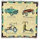 Pure Country Weavers Car Wagon Tricycle Scooter Small Blanket Tapestry Throw
