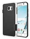 Jeylly Galaxy S7 Funda, Hybrid Impacto Rugged Soft TPU & Hard PC Bumper Shockproof Protective Antislip Case Cover Cover Case Cover para Samsung Galaxy S7 S VII G930 GS7, Negro, Galaxy S7