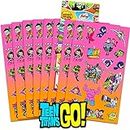 Teen Titans Go Stickers Party Supplies Pack ~ Over 120 Teen Titans Go Stickers with Separately Licensed Door Hanger (8 Teen Titans Go Party Favors Sticker Sheets) (Teen Titans Go)