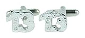 Anniversary Gifts 13 Year Anniversary Cuff Links - Hammered Rustic Effect Made for The Perfect 13th