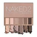 Urban Decay Naked2 Basics Neutral Eyeshadow Palette - Travel Size Matte Eyeshadow Palette with 6 Versatile Shades - Eye Makeup for Any Occasion + Vegan Formula