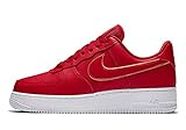 Nike Women's Air Force 1 '07 Essential Shoes, Gym Red Metallic Gold, 10 US
