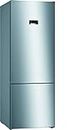 Bosch 559 L 2 Star Inverter Frost Free Double Door Refrigerator (Series 4 KGN56XI40I, Inox-easyclean, Bottom Freezer, 2022 Model)