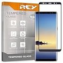 ELECTRÓNICA REY Verre Trempé 3D pour Samsung Galaxy Note 8 / NOTE8, Noir, Protecteur d'écran qualité supérieure, Protection Complète, 3D, 4D, 5D