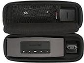 COMECASE Case Compatible for Bose Soundlink Mini 2 / Mini 1 Portable Wireless Bluetooth Speaker. Exclusive Room for r & Cable - Black
