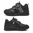 LAMB Boys School Shoes - Marvel LED Trainers, Black - Durable, Scuff Resistant PU - Children's Footwear Since 1887