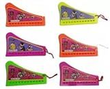 Laxmi Collection 6 PCS Musical Mouth Organ Toy Musical Instrument Birthday Return Gift for Kids Boys Girls in Bulk Multi-Color (Pack of 6)