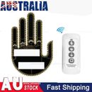 NEW Middle Finger Gesture Light with Remote, Car Accessories for Men Gift