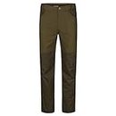PERCUSSION Savane Men's Summer Cargo Trousers Outdoor Leisure Hunting Hiking Trekking Fishing Trousers Brown with Knife Pocket, Brown, 30