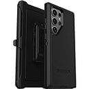 OtterBox Samsung Galaxy S24 Ultra Defender Series Case - Single Unit Ships in Polybag, Ideal for Business Customers - Black, Rugged & Durable, with Port Protection, Includes Holster Clip Kickstand