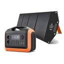 HYRICAN Powerstation "UPP-1200 Kit 1200Watt, 992Wh, LiFePO4, tragbarer Akku/Batterie" Akkumulatoren Gr. 32 V, bunt (schwarz, orange) Solartechnik