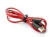 Asobilor Red USB Cable Charger Power Charger for Beats by Dr.Dre Solo Wireless Headphones