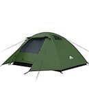 Forceatt Tente 2 Personnes Camping, 4 Saison Imperméable Anti UV, Tente Ultra Legere Facile Dôme Double Couchepour Pique-Nique, Randonnée, Trekking, Camping