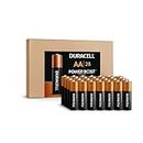 Duracell Coppertop AA Batteries 28 Count Pack Double A Battery with Power Boost, Long-Lasting Power for Household Devices (Ecommerce Packaging), 28 Count (Eco-Friendly Pack) (Boyeb)