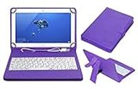 ACM USB Keyboard Case Compatible with Honor Waterplay WiFi 32gb Tablet Cover Stand Study Gaming Direct Plug & Play - Purple