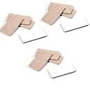 Oblivion 4pc Furniture Pad Square Felt Pads Floor Protector Pad for Home & All Furniture Use (Pack of 3)
