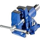 BestEquip Multipurpose Vise 6-Inch Bench Vise 360-Degree Rotation Clamp on Vise with Swivel Base and Head Heavy Duty Multi-Jaw Vise for Clamping Fixing Equipment Home or Industrial Use