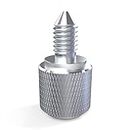 Mixer Thumb Screw Replacement Part, YISH Attachment Knob for KitchenAid Bowl-Lift Stand Mixer & Tilt-Head Stand Mixer, Bright Silver