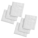 Kuber Industries Premium Handkerchief For Men|Cotton Hanky For Men|Neat Stiched With Solid Color " 41x 41 CM"|Pack of 6 (White)