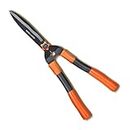 Kraft Seeds Wavy Blade Garden Hedge Shear - 1 Pc (Orange) | Heavy Duty Gardening Tools for Professionals With PVC Handles | Hedge Pruner Shear Cutter for Outdoor Farms | Tree Branch Cutter