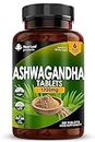 Ashwagandha 1200mg - 365 Vegan Tablets Pure High Strength Ashwagandha Root Extract - 6 Months Supply - Powder Ashwagandha Supplement (not Ashwagandha Capsules) - Non-GMO & Made in The UK