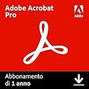 Adobe Acrobat Pro | 1 Anno | PC/Mac | Codice d'attivazione via email