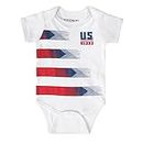 Postobon Newborn Baby Girl Boy US Unique Soccer Bodysuits Onesie (12-18 Months) White ……
